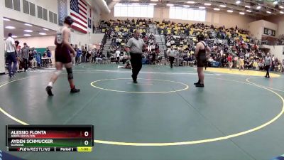 215 lbs Cons. Round 3 - Alessio Flonta, NORTH ROYALTON vs Ayden Schmucker, GLENOAK