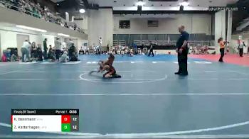 65 lbs Finals (8 Team) - KJ Beermann, Wabasso vs Zander Katterhagen, LPGE/B Wolves