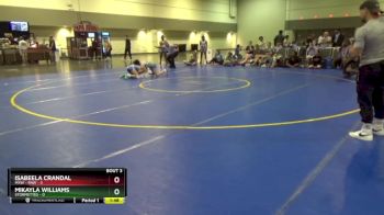 105 lbs Round 1 (6 Team) - Mikayla Williams, Stormettes vs Isabeela Crandal, MXW - RAW