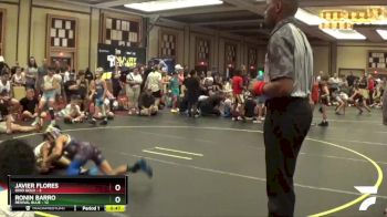 65 lbs Quarterfinals (8 Team) - Ronin Barro, Revival Blue vs Javier Flores, Ohio Gold