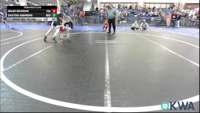 80 lbs 3rd Place - Miles McGrain, Texas Select Wrestling vs Daxton Andrews, Madill Takedown
