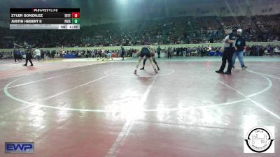 160 lbs Round Of 32 - Zyler Gonzalez, Tuttle vs Justin Hebert II, Poteau