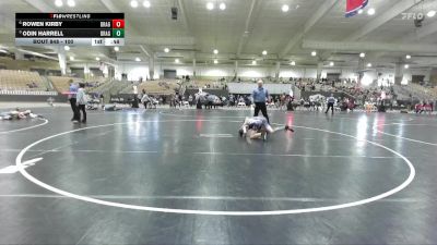 100 lbs 5th Place Match - Rowen Kirby, Dragon Wrestling Club vs Odin Harrell, Wildcats Wrestling