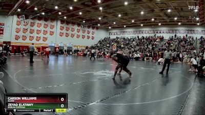 190 lbs Cons. Round 3 - Carson Williams, Elder vs Zeyad Elatawy, Dublin Coffman