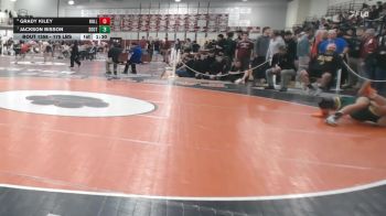 175 lbs Consolation - Grady Kiley, Holliston vs Jackson Bisson, Southwick-Tolland