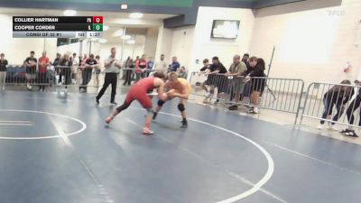 144 lbs Consi Of 32 #1 - Collier Hartman, PA vs Cooper Corder, IL