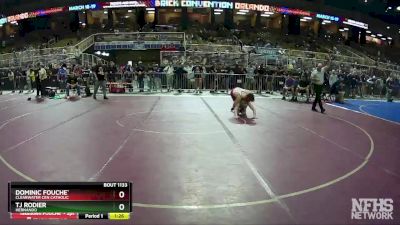 1A 138 lbs Cons. Round 1 - DOMINIC FOUCHE`, Clearwater Cen Catholic vs TJ Rodier, Hernando
