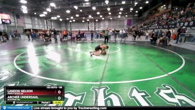 86 lbs Cons. Round 4 - Landon Nelson, Priest River WC vs Archer Underdahl, Buzzsaw WC