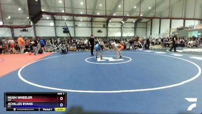 165 lbs Champ. Round 2 - Hugh Wheeler, WA vs Achilles Evans, CO