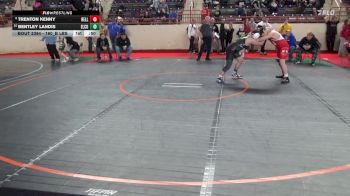 160_B lbs 7th Place - Trenton Kenny, Belle Vernon vs Bentley Landis, Elco