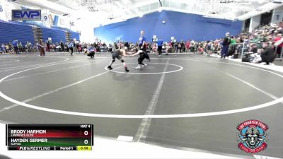 58 lbs Cons. Round 1 - Brody Harmon, Lawrence Elite vs Hayden Germer, SlyFox