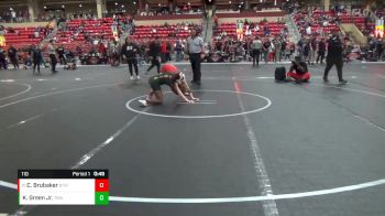 110 lbs 3rd Place Match - Cael Brubaker, Best Trained Wrestling vs Kameron Green Jr., The Best Wrestler