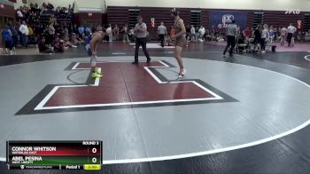 132 lbs Round 3 - Connor Whitson, Waterloo East vs Abel Pesina, West Liberty