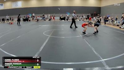 60 lbs 3rd Place Match - Adriel Flores, Warriors Of Christ (WOC) vs Parker Mangum, Irontide