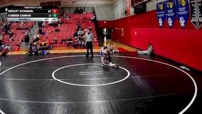 64-70 lbs Round 3 - Wesley Schandel, Mt. Pleasant vs Corden Cannon, Laurel Highlands