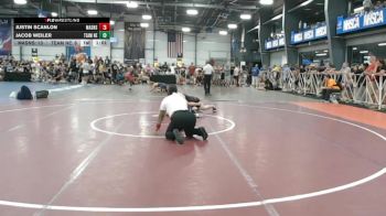 132 lbs Rr Rnd 3 - Justin Scanlon, Mat Assassins Black vs Jacob Weiler, Team Nebraska