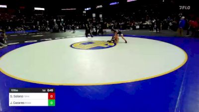 101 lbs Consi Of 16 #2 - Gisselle Solano, Franklin (Elk Grove) vs Jaylee Cazares, Brawley