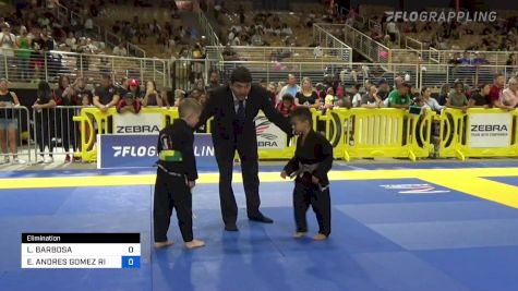 LUCAS BARBOSA vs ELEAZAR ANDRES GOMEZ RINCON 2022 Pan Kids Jiu-Jitsu IBJJF Championship