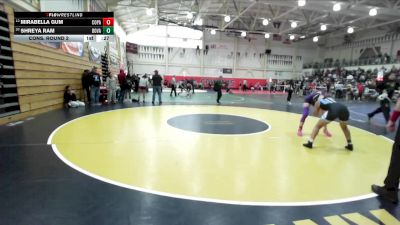 125 lbs Cons. Round 2 - Mirabella Gum, College Park vs Shreya Ram, Dougherty Valley