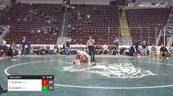 120 lbs Consolation - Tanner Kushner, Westmont Hilltop Hs vs Bryson Vaughn, Notre Dame Hs - Green Pond