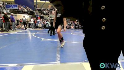 88 lbs Rr Rnd 2 - LaMiyah Moore, Cowboy Wrestling Club vs Abby Listeerman, Perkins