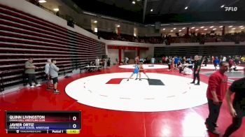 138 lbs Semifinal - Quinn Livingston, Cascia Hall Wrestling Club vs Javier Ortiz, Poteau High School Wrestling