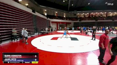 138 lbs Semifinal - Quinn Livingston, Cascia Hall Wrestling Club vs Javier Ortiz, Poteau High School Wrestling
