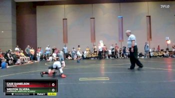 44 lbs Quarterfinal - Case Danielson, Texas Elite vs Weston Olvera, Sanderson Wrestling Academy