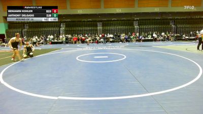 138 lbs Round Of 16 - Benjamin Kohler, Wasatch vs Anthony Delgado, Slam