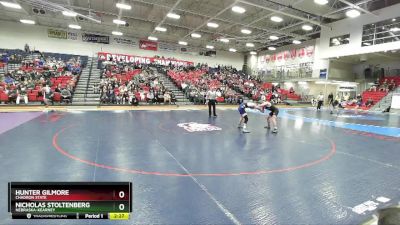 157 lbs Champ. Round 1 - Nicholas Stoltenberg, Nebraska-Kearney vs Hunter Gilmore, Chadron State