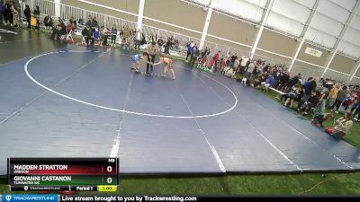 105-115 lbs Round 3 - Giovanni Castanon, Tumwater WC vs Madden Stratton, Oregon