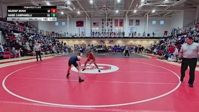 113 lbs Semifinals (8 Team) - Gabe Campanelli, Salesianum vs Nazeef Bush, William Penn H.S.