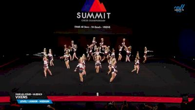 FAME All Stars - VA Beach - VIXENS [2025 L1 Junior - Medium Semis] 2025 The Summit