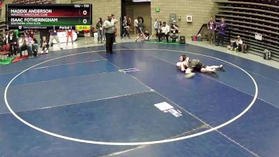 110 lbs Cons. Semi - Maddix Anderson, Wasatch Wrestling Club vs Isaac Fotheringham, Southern Utah Elite