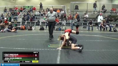 85 lbs Round 3 (4 Team) - Josh Muhlenbeck, Romeo WC vs Colt Precious, Lowell WC Red