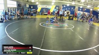 144 lbs Round 1 (8 Team) - Noah Leota, SOWA / HWC BLACK vs Waylon Rozier, The Outsiders