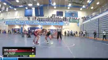 160 lbs Champ. Round 1 - Cael Palmer, Kuna High School vs Seth Jacobson, Shelley High School