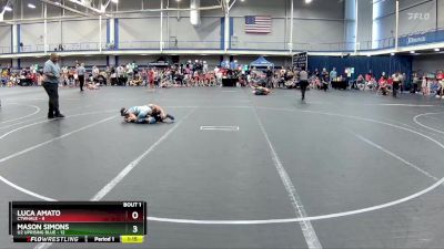 64 lbs Round 1 (4 Team) - Luca Amato, CTWHALE vs Mason Simons, U2 Uprising Blue