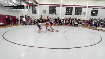 157 lbs Round Of 32 - Jason Schiavello, Clearwater Central Catholic vs Jinseok Huh, Mount De Sales