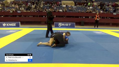 Emma Patricia Bruntil vs Aishwarya Policherla 2024 Pan IBJJF Jiu-Jitsu No-Gi Championship