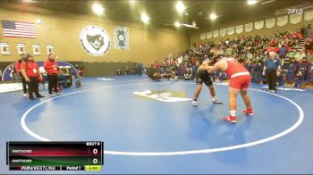 285 lbs Champ. Round 2 - Joseph Garcia, Kerman vs Adrian Valenzuela, Pioneer Valley