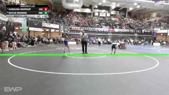 100 lbs Champ. Round 1 - Carolina Northup, Stockton HS vs Baylie Wieneke, Pomona-West Franklin HS