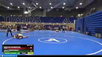 145 lbs Cons. Round 3 - Waylon Pemberton, Troup vs Zach Crosthwait, Wetumpka