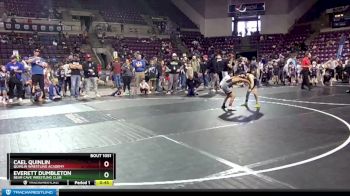 67 lbs Quarterfinal - Everett Dumbleton, Bear Cave Wrestling Club vs Cael Quinlin, Quinlin Wrestling Academy