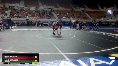 D1-165 lbs Champ. Round 1 - Isaac Heslop, Mesa vs Lane Sarager, Highland