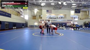 197 lbs Round 5 (6 Team) - Christian Clark, Northern Oklahoma College-Tonkawa vs Robby Ortega, Northwest College