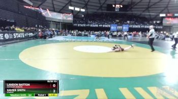 1B/2B 113 Quarterfinal - Xavier Smith, Ilwaco vs Landon Batton, Cle Elum-Roslyn