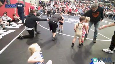 55 lbs Final - Danger Welch, Claremore Wrestling Club vs Brandon Steeprock, Bartlesville Wrestling Club