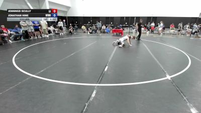 113 lbs Jennings Scully, Team Louisiana vs Jonathan Hine, Team Wyoming White