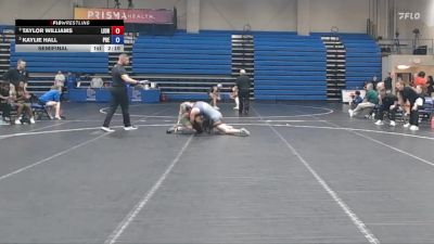 160 lbs Semifinal - Taylor Williams, Unattached vs Kaylie Hall, Presbyterian